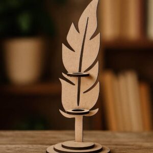 جا خودکاری و جا مدادی چوبی طرح پر