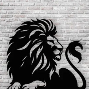 دکوراتیو شیر جنگل با جنس MDF